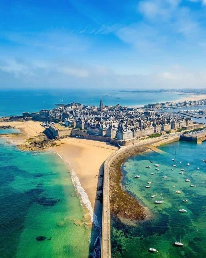 T2 Terrasse De Charme A Rochebonne 400 M Plage Saint-Malo Exterior foto