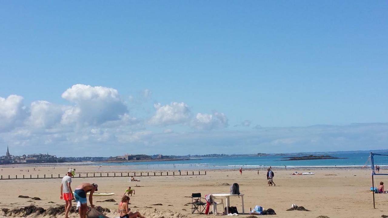 T2 Terrasse De Charme A Rochebonne 400 M Plage Saint-Malo Exterior foto